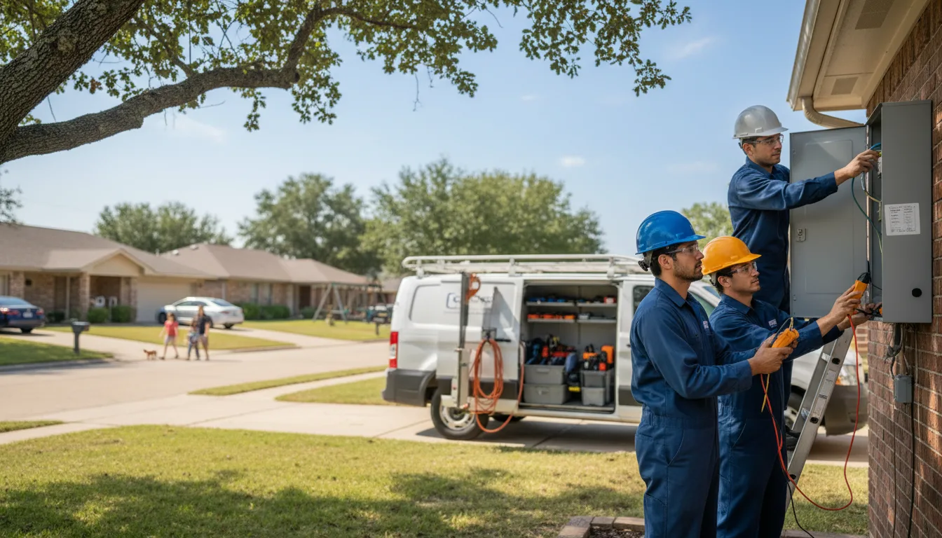Certified electrician providing emergency electrical services in Goldonna, LA